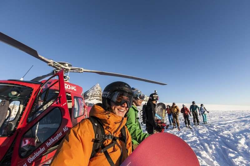 Schweiz „Heliboard- / Heliskiing“