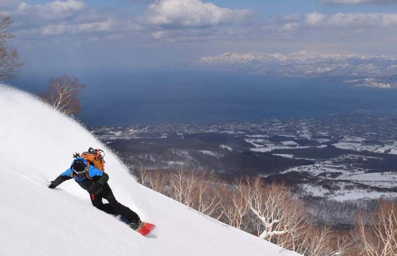 Japan „Snowboarden auf Hokkaido“